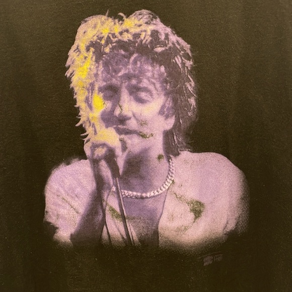 Vintage 1993 Rod Stewart Unplugged Promo Graphic T-shirt - Picture 4 of 16